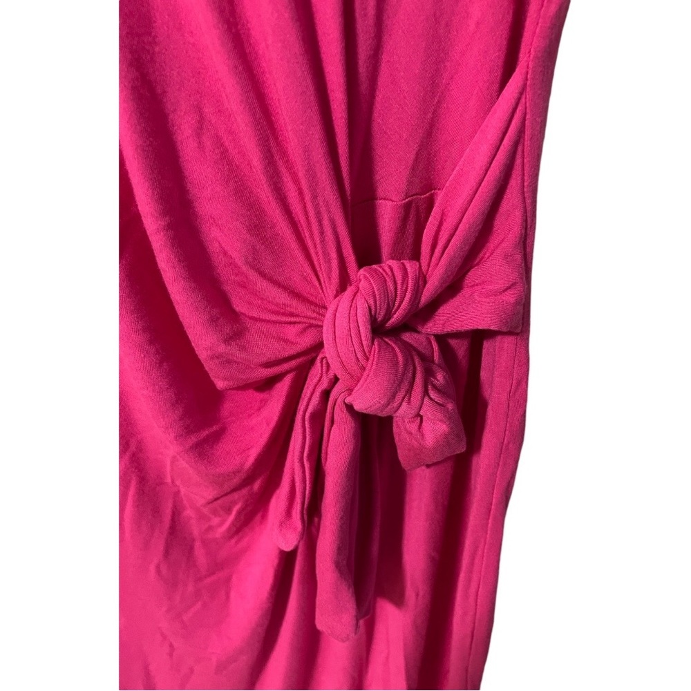 Calvin Klein front faux wrap in bright pink and a size 4 - Picture 4 of 6